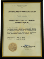 Certified DPWH supplier
