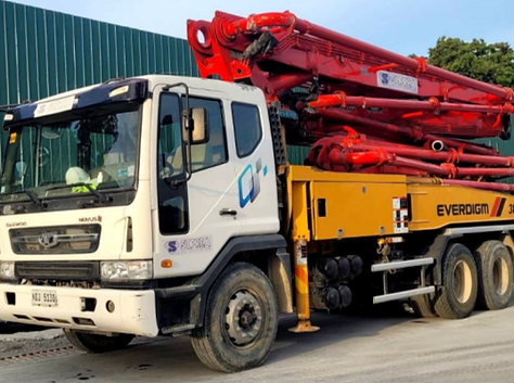 Suprea DAEWOO EVERDIGM MOBILE CONCRETE PUMP